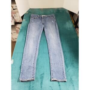 Levis 711 Jeans Size 29 Womens Blue Stretch Pants Denim Mid Rise Skinny